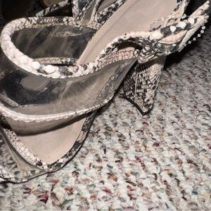 Snakeskin heels